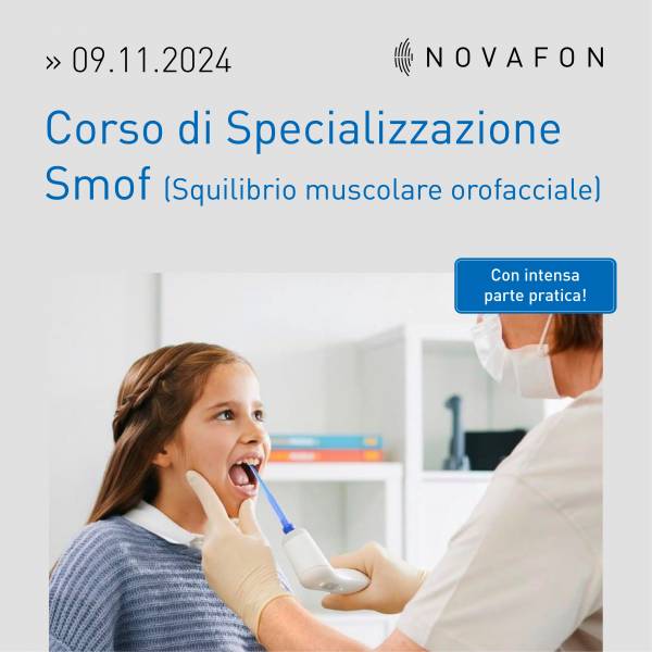 Corso Specializzazione Smof (squilibro muscolare orofacciale) 09.11.2024