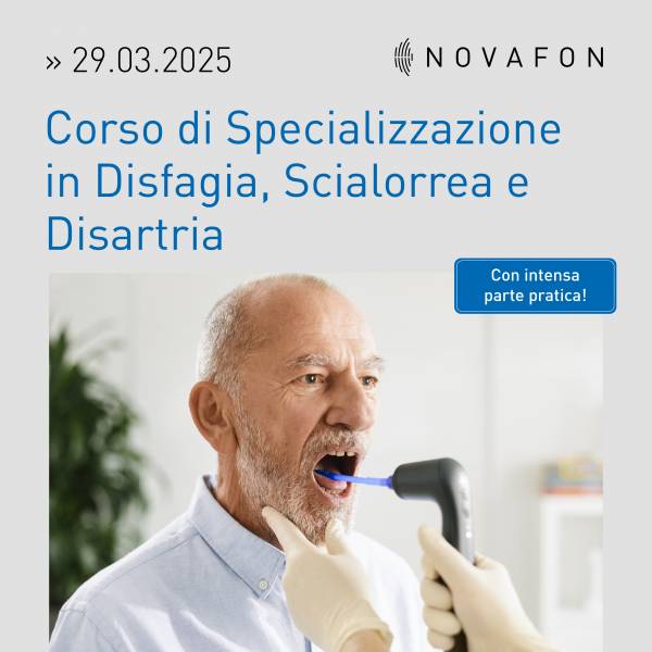 Corso Specializzazione Disfagia, Scialorrea e Disartria 29.03.2025