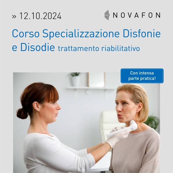 Corso Specializzazione Disfonie e Disodie trattamento riabilitativo 12.10.2024